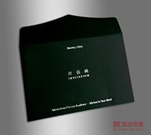 黑卡纸信封印刷
